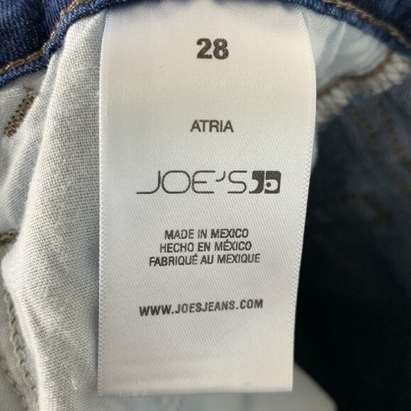 Joe’s Jeans Atria High Waisted Rise Dark Wash Stretch Ankle Skinny Jeans Sz 28 - Picture 8 of 11